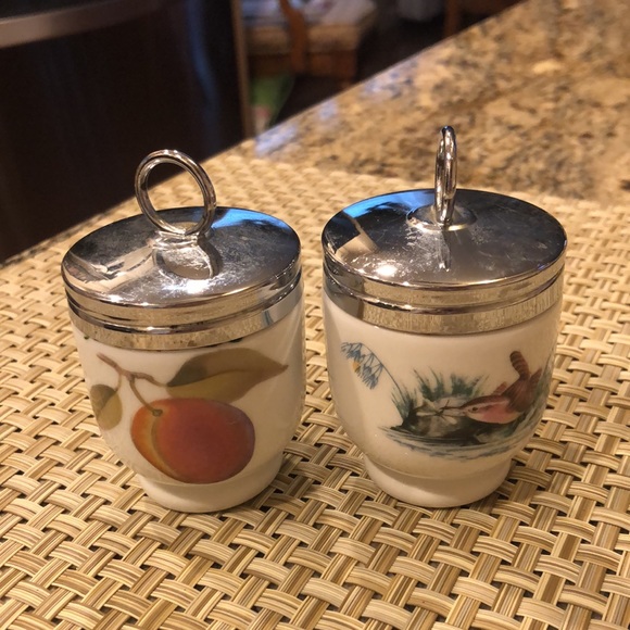 Royal Worcester egg coddles - Picture 2 of 3